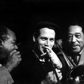 Louis Armstrong & Duke Ellington & Paul Newman