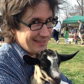 john darnielle with a goat