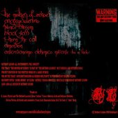 Bathory Legion - Through the Dimensions [Anarcoesoterismo] back cover