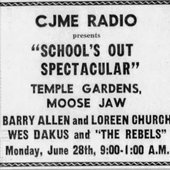 CJME Radio_ Schools Out Spectacular Temple Gardens in Moose Jaw SK Monday June 28 1965