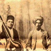 Abdul Karim Khan with Sawai Gandharva