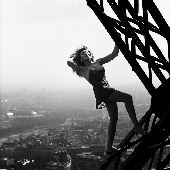 Tina Turner on the Eiffel Tower (1989)