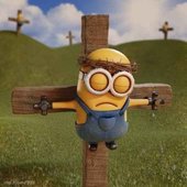 minion crucifixion