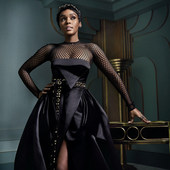 Janelle Monae at the Vanity Fair Oscars Afer Party photographed by Mark Seliger