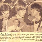 Markus Roscher (rechts) 1981 mit \"The Bottles\"