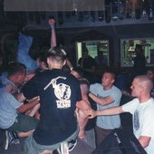 summer 2002. open hearts and clear minds record release show in fayettevill