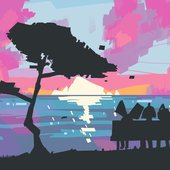 sunset with the gang