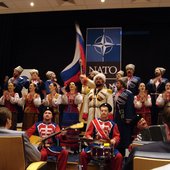 Cossack Choir in the headquarters of NATO