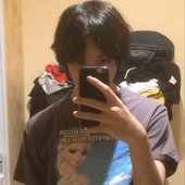 Misa in friend’s shirt