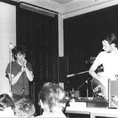 1982 One of the early and rare live appearences of P16.D4 at "Alte Mensa" Mainz. Schönauer (vocals) and Wehowsky (guitar).