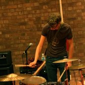 max playing drums