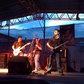 Reginaldo Barros(Guitars), Emanuel Monteiro(Bass) and André de Sá(Guitars).