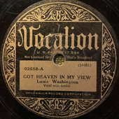 Vocalion 02658 Louis Washington (Talahasse Tight) HEAVEN IN VIEW 78 rpm Blues G+-crop.jpg