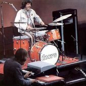 John Densmore with The Doors - 1969 Critique NYC by Frank Lisciandro 