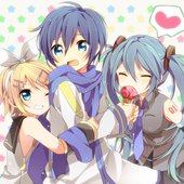 初音ミク, 鏡音リン, KAITO