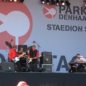 The Proclaimers on stage at Parkpop 2008, in The Hague, Netherlands