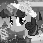 Love is in bloom b&w