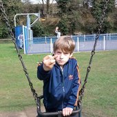 At least he uses the safe swing