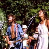 Marcy Levy with Eric Clapton