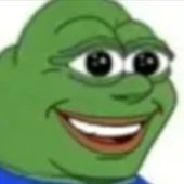 226708 - soybooru.com - ai_generated black_eyes green_skin half_open_mouth michael pepe smile teeth teeth_showing white_background.jpg