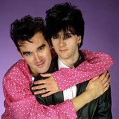 Morrissey And Johnny Marr by Brian Rasic