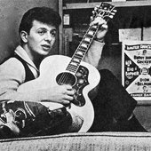 Dion with The Big Bopper's guitar