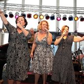 Pfister Sisters at Ascona Jazz Festival, Switzerland, '08