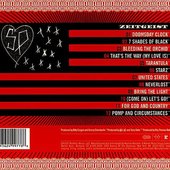rear of the cd with tracklist