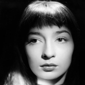 Juliette Greco by Roger Corbeau in Orphée directed by Jean Cocteau, 1950.png