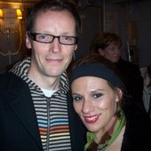 Tania and James at the Altar Boyz Opening Night