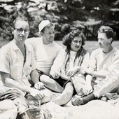 Esther Rolick, Mark Bucci, Paul des Marais and Claudio Spies, 1952