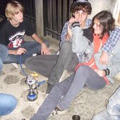Ivan, Allan, Dre e a cabeça do Gui.