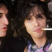 Joe Perry and Steven Tyler