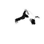 die lit jump white background