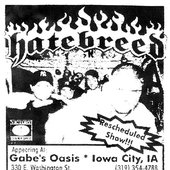2000 Hatebreed Flier