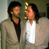 Stevie Ray Vaughan and Eric Clapton