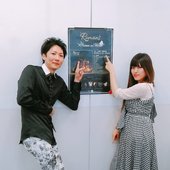 Yui (left) and Miki (right), band members of Roman so Words.