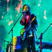 Tame Impala performing in 2019 at Flow Festival