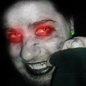 Red Eyes Goth Demon