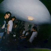 the basement with a fisheye 