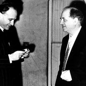 Ivo Malec with Olivier Messiaen