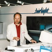 Jan showing off the Fairlight CMI