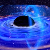 The Sun Blue Twirly Thing In Space