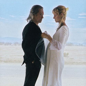 David Carradine and Uma Thurman 