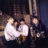 Outside EMI Studios on 1st July, 1963