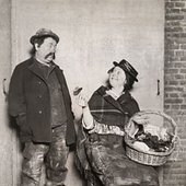 With daughter Fien de la Mar in the play Pygmalion
