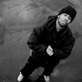 Reks posing for his album cover "Along Came The Chosen" in 2001