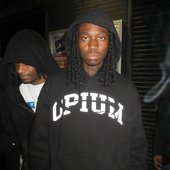 apollored opium hoodie