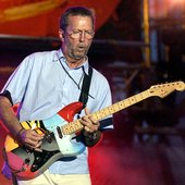 Eric Clapton and his funny guitar