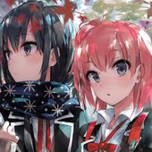 Yui Yuigahama and Yukino Yukinoshita